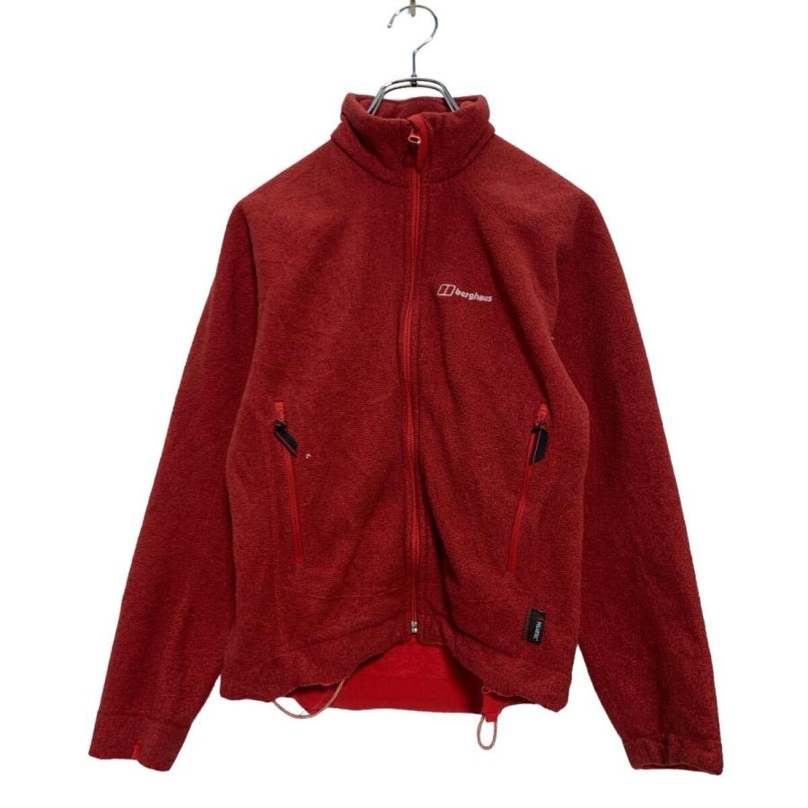 berghaus ジップアップ フリースジャケット XS レッド バーグハウス 