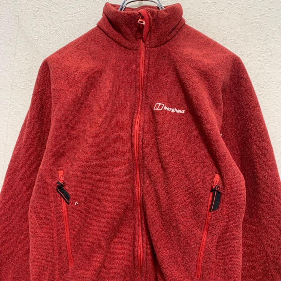 berghaus ジップアップ フリースジャケット XS レッド バーグハウス