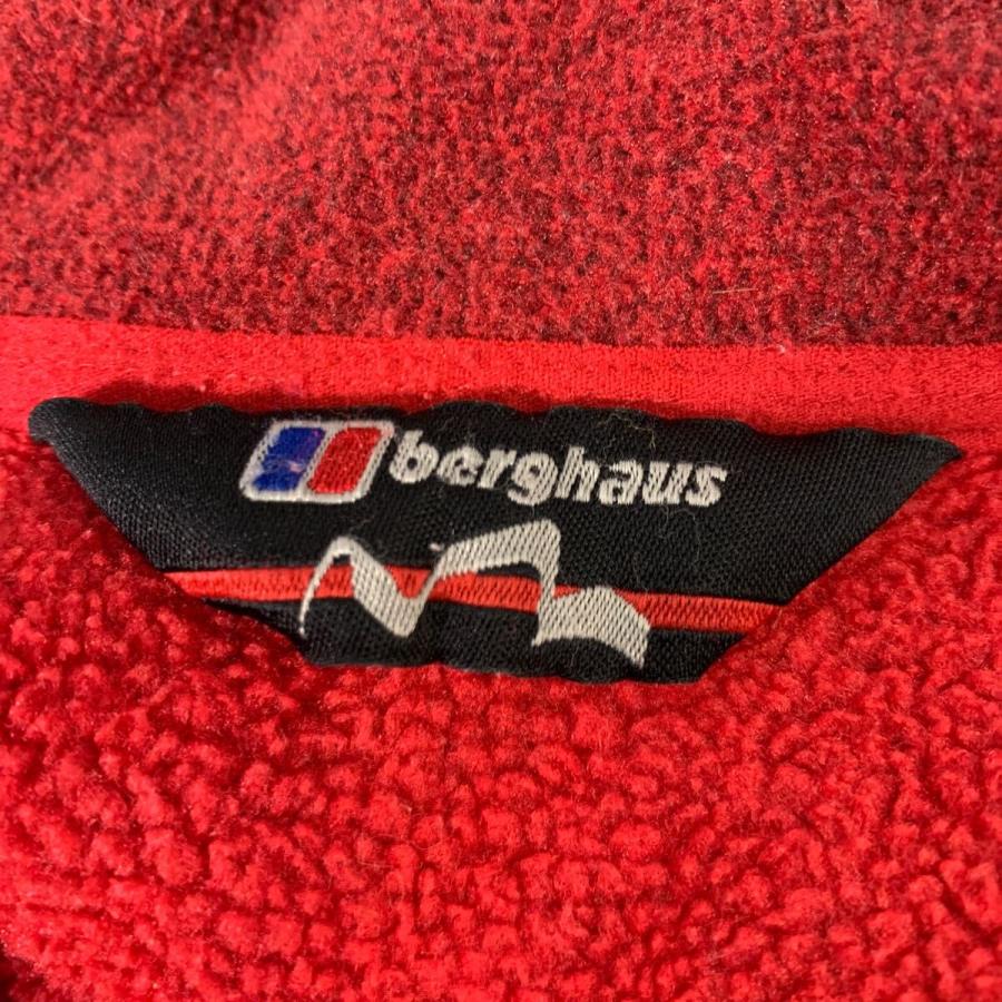 berghaus ジップアップ フリースジャケット XS レッド バーグハウス