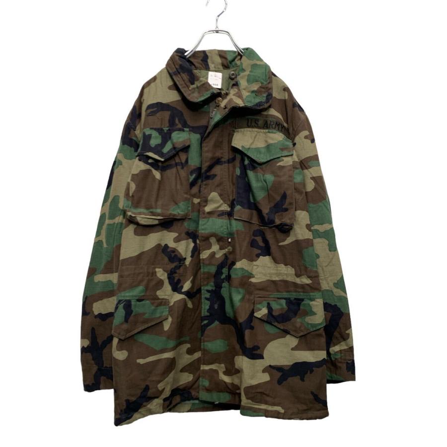 U.S.ARMY M-65 3rd ジャケット S オリーブ ウッドランドカモ 80