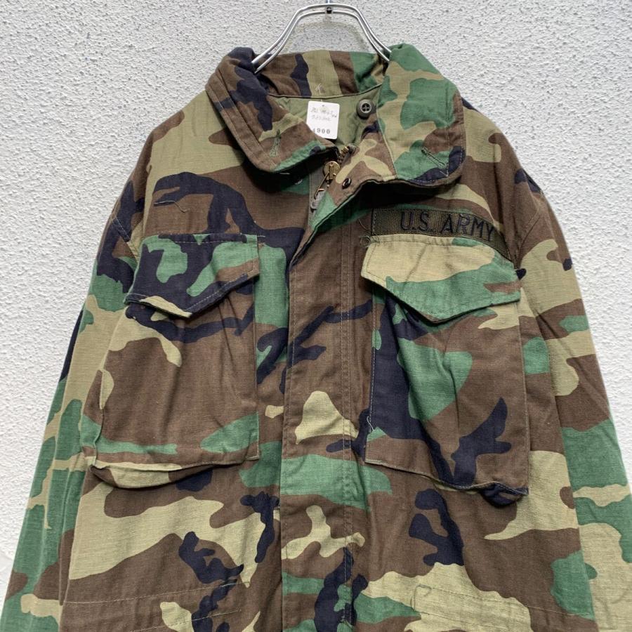U.S.ARMY M-65 3rd ジャケット S オリーブ ウッドランドカモ 80