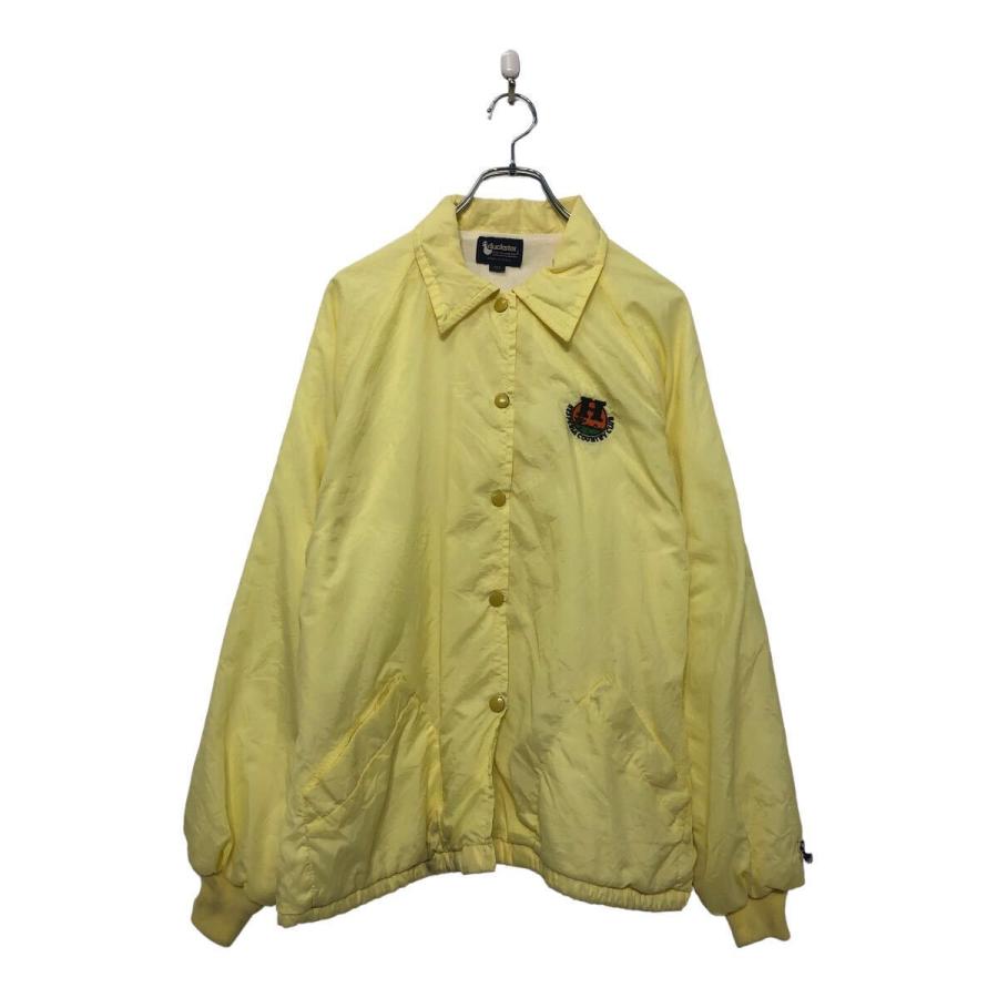 duckster ナイロン コーチジャケット L レディース イエロー 刺繍