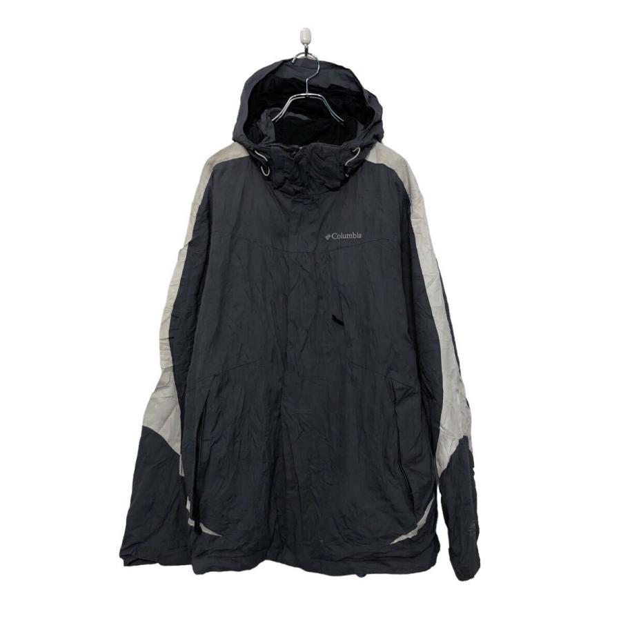 Columbia ジップアップ ナイロン ジャケット コロンビア L グレー 