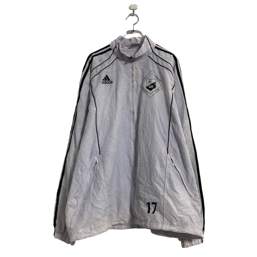 adidas トラックジャケット 5XL ライトグレー ブラック アディダス