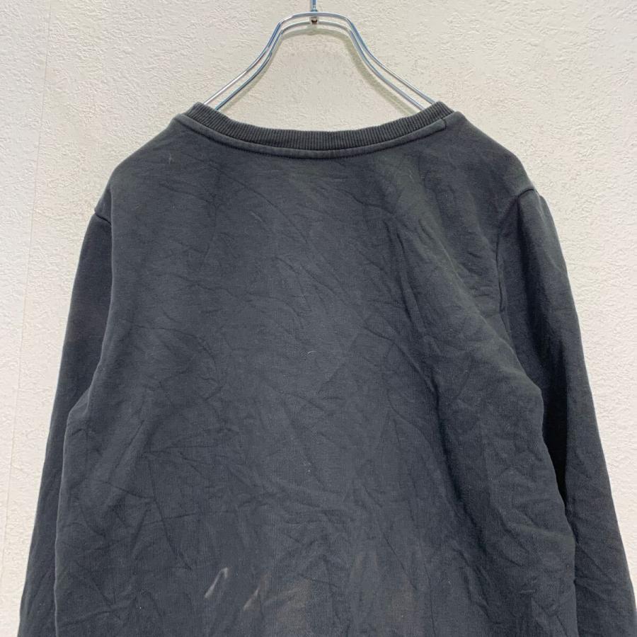 adidas ロゴスウェット トレーナー S ブラック アディダス 裏パイル