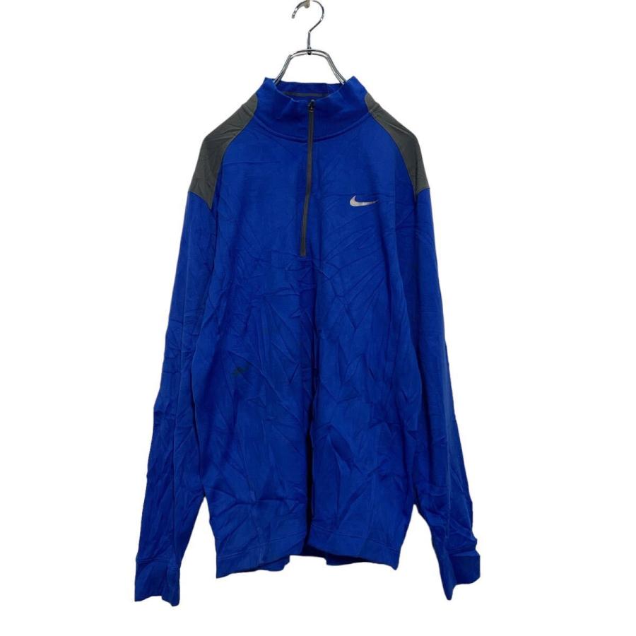ナイキ　ゴルフクラブ　ハーフジップジャケット NIKE GOLF ハーフジップ ジャケット M ブルー ナイキゴルフ ジャージ