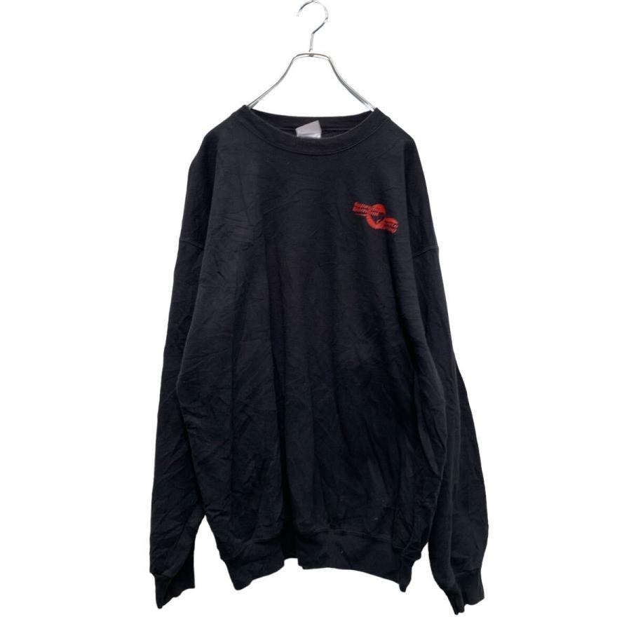 PORT&COMPANY プリントスウェット トレーナー XL ブラック ビッグ
