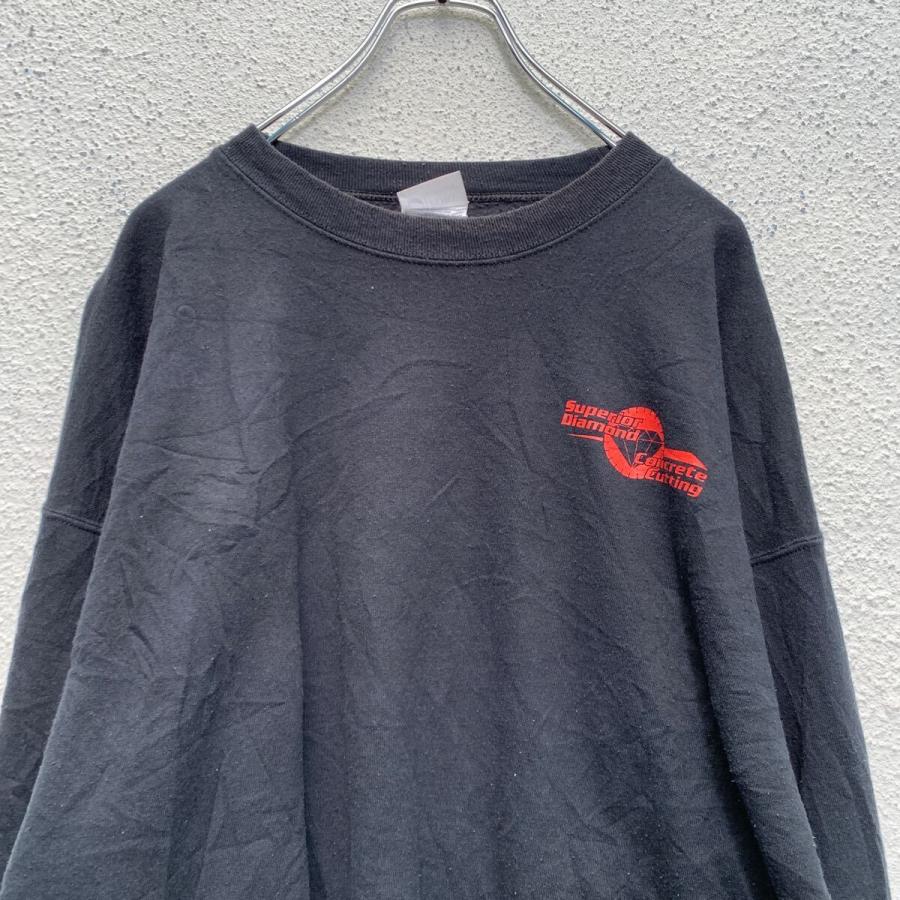 PORT&COMPANY プリントスウェット トレーナー XL ブラック ビッグ