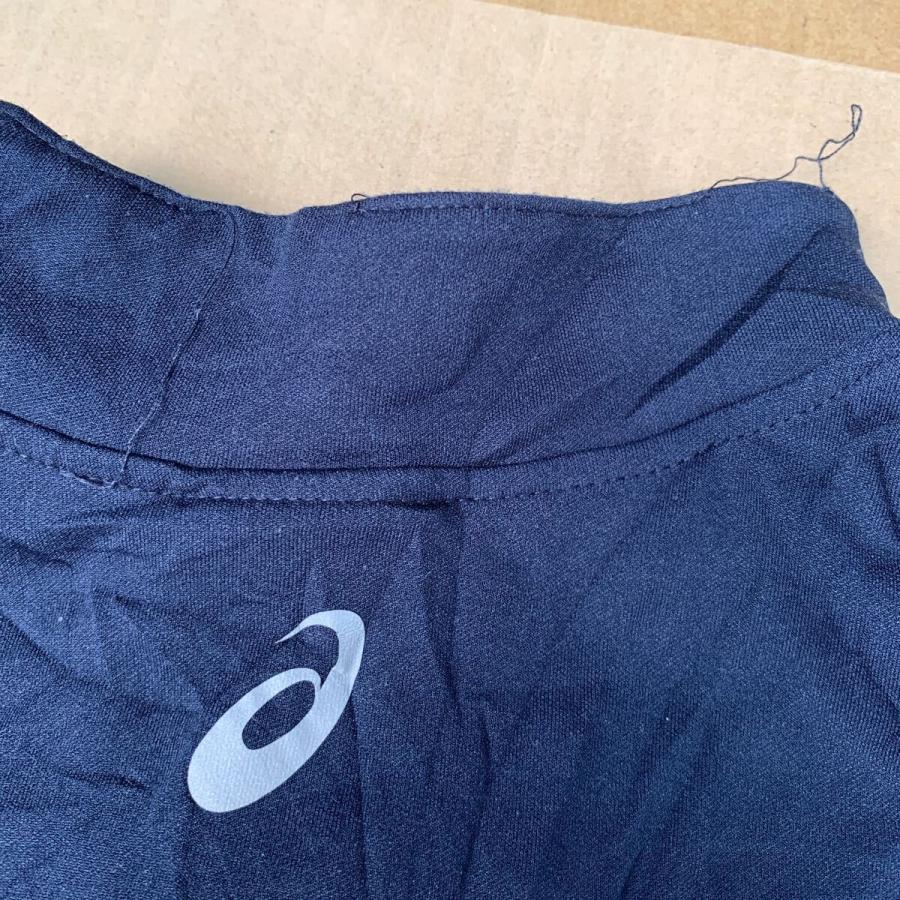 asics ハーフジップトラックジャケット M ネイビー アシックス