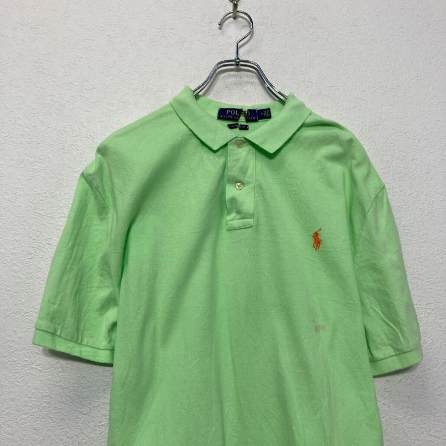 POLO Ralph Lauren 半袖 無地 ポロシャツ ポロラルフローレン M ライト