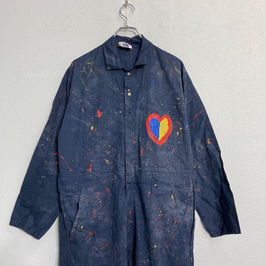 BIGAL 長袖 つなぎ W40 ワークウェア 作業着 オールインワン 古着卸