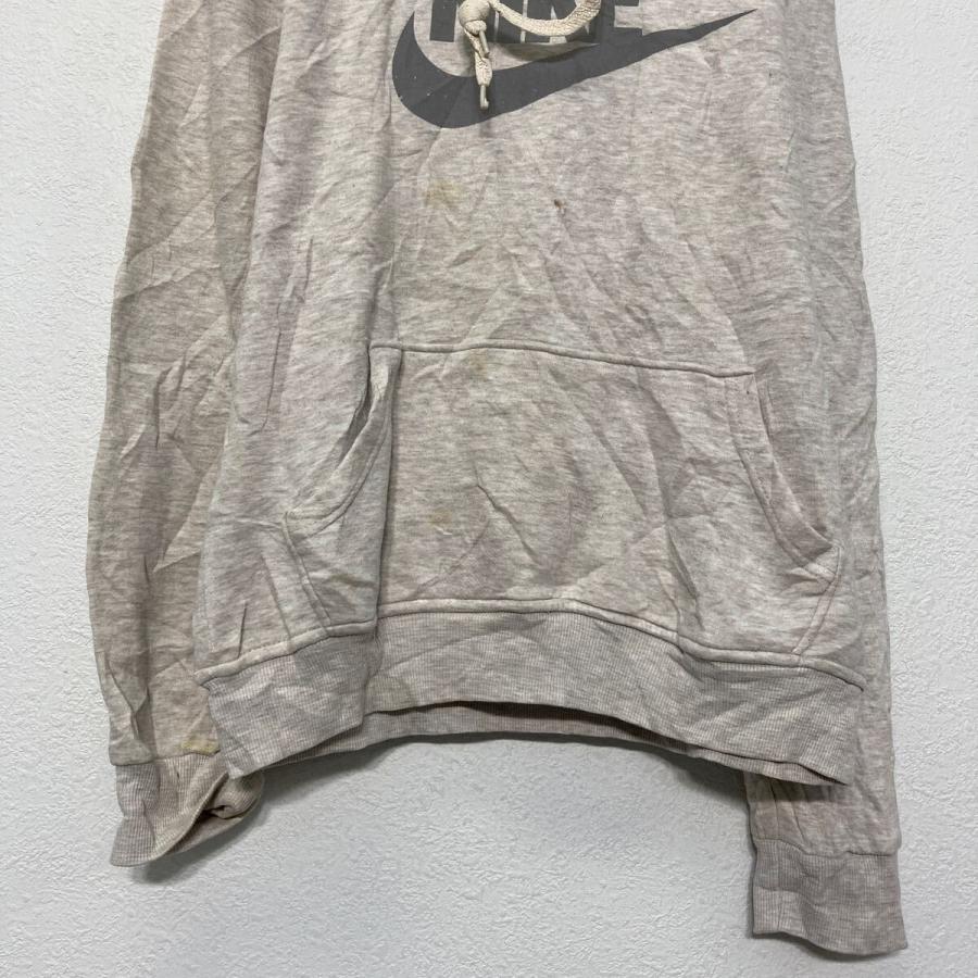 NIKE ロゴ スウェット パーカー ナイキ XXL ライトベージュ 