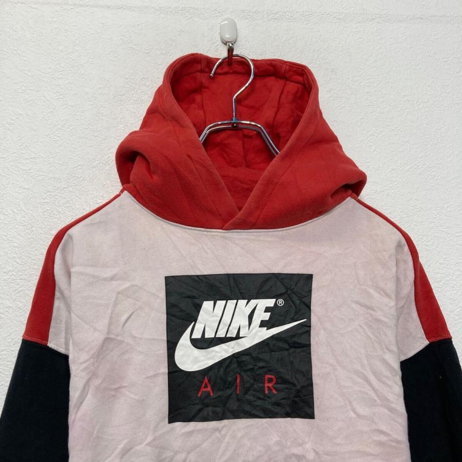 NIKE ロゴ スウェット パーカー ナイキ XL レッド ホワイト