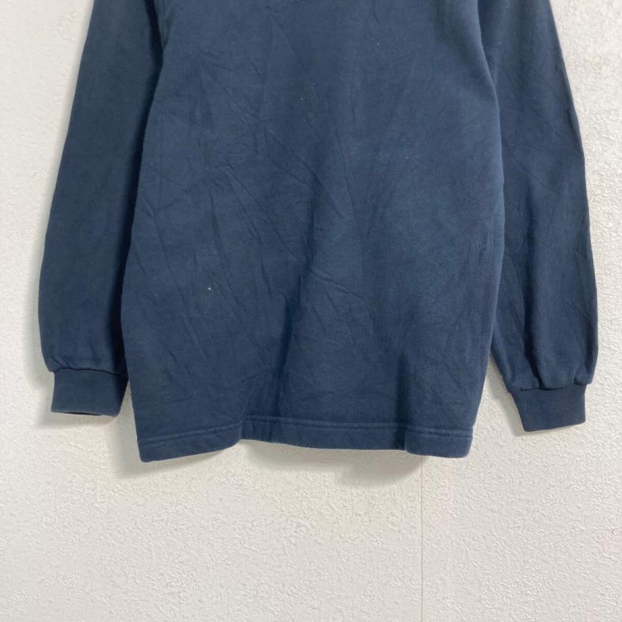 adidas ロゴ スウェット トレーナー キッズ 150 ネイビー アディダス