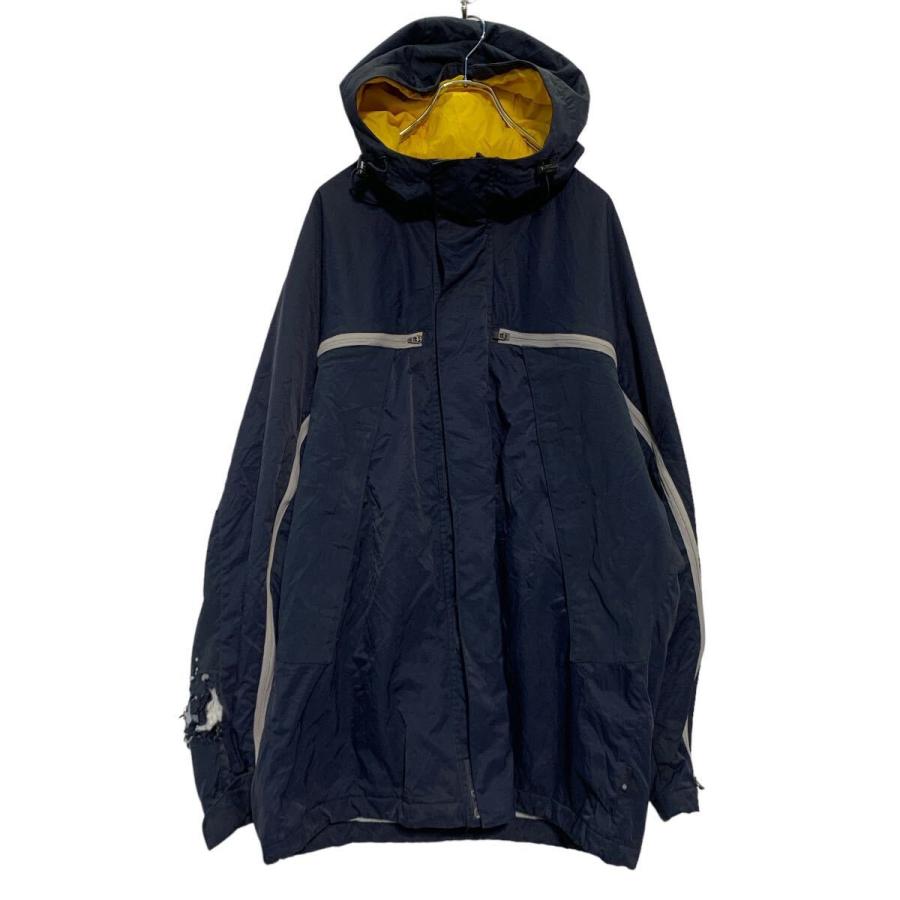 NAUTICA ジップアップ ナイロン マウンテンジャケット L ネイビー 