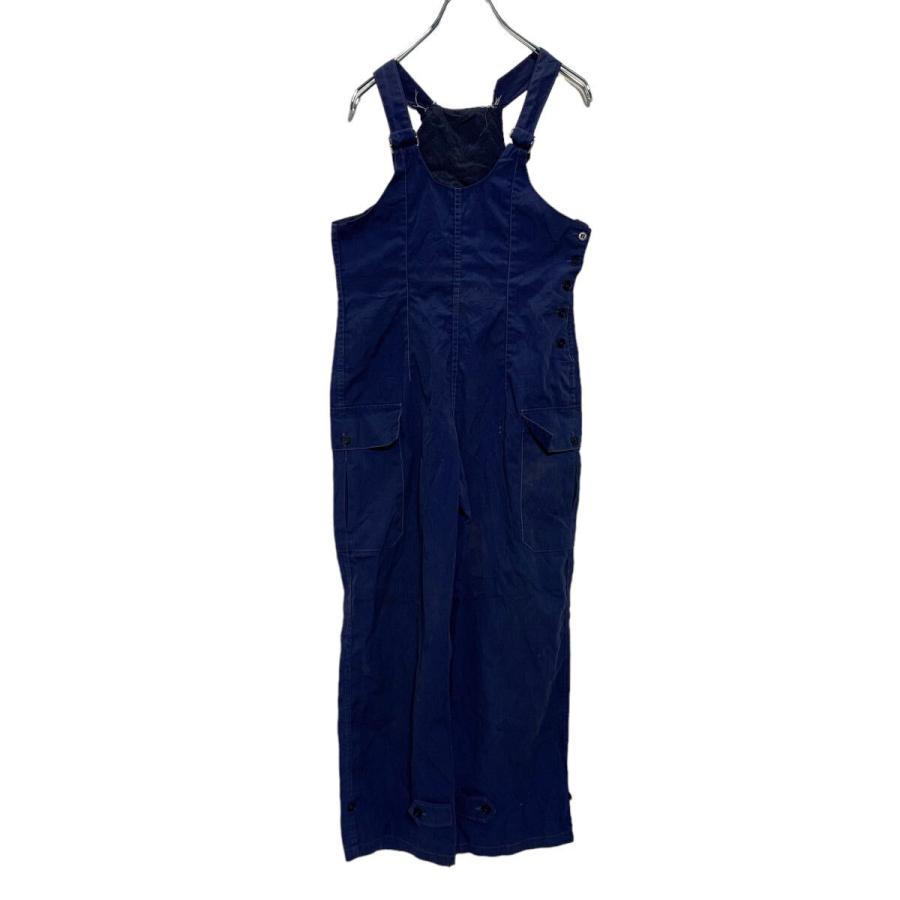 オーバーオール W32 ネイビー ワークウェア サロペット 作業着 古着卸