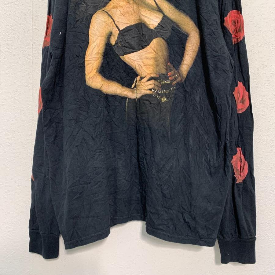 Selena 長袖 プリントTシャツ XL ブラック セレーナ・キンタニーヤ