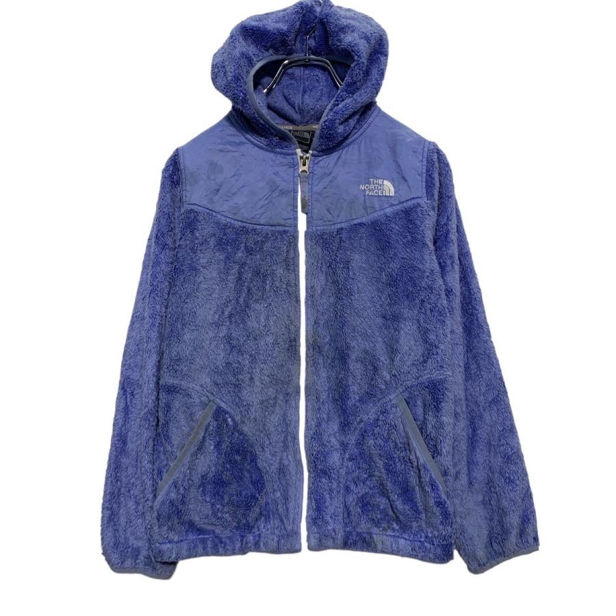 The North Face ノースフェイス ボアジャケット　古着 THE NORTH FACE ジップアップ ボアジャケット L 150〜 キッズ ブルー
