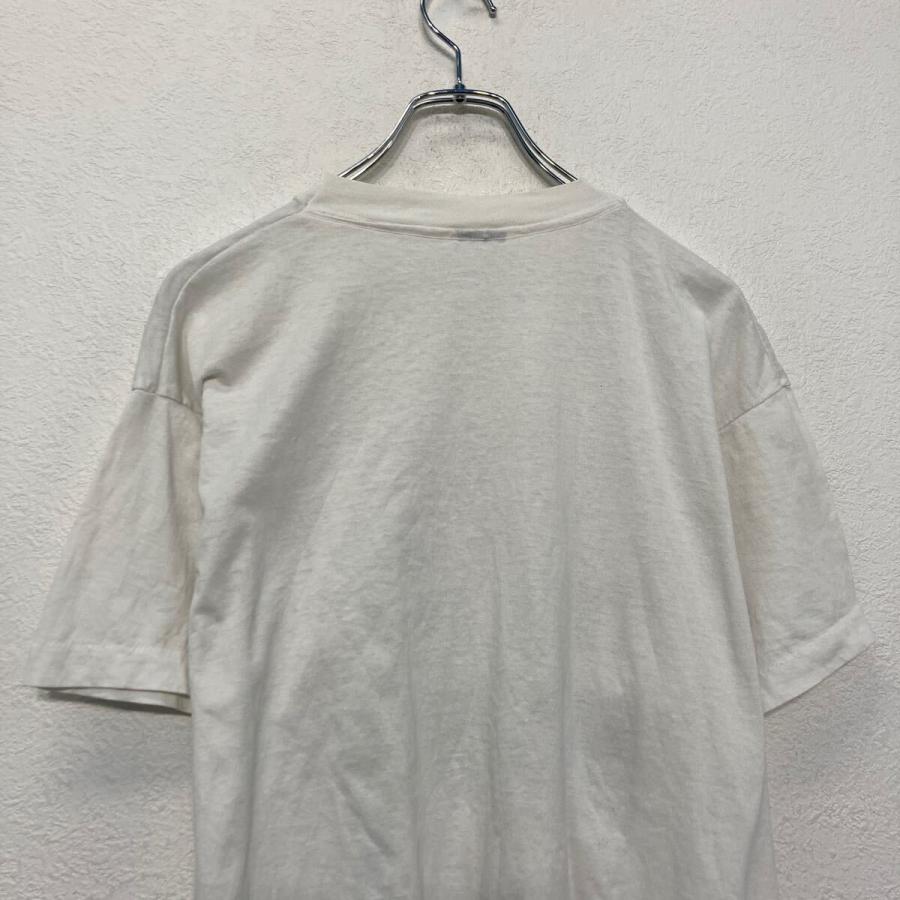 半袖 プリント Tシャツ XL ホワイト 新聞 アメフト 90s クルーネック