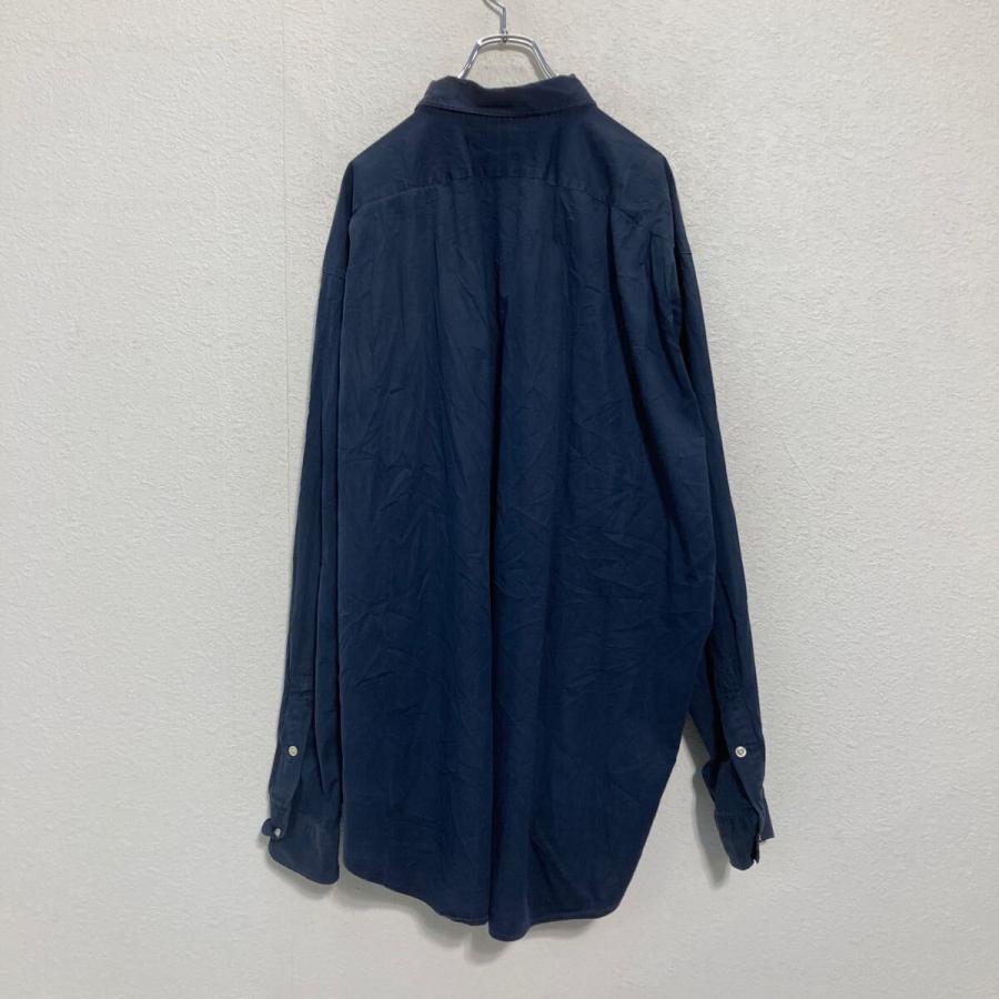 Polo Ralph Lauren 長袖 無地シャツ 2XL ネイビーラルフローレン