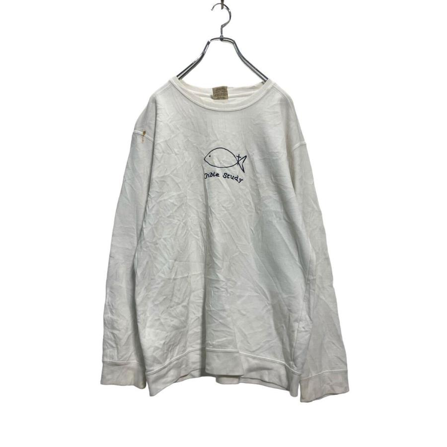 Comfort colors ハーゲンダッツ 両面プリント スウェット 白 L.
