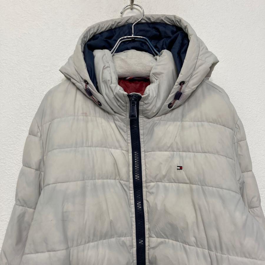 TOMMY HILFIGER ダウン ジャケット トミーフィルフィガー S ホワイト 