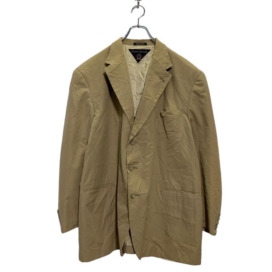 TOMMY HILFIGER テーラードジャケット 3XL〜 ベージュ トミー 