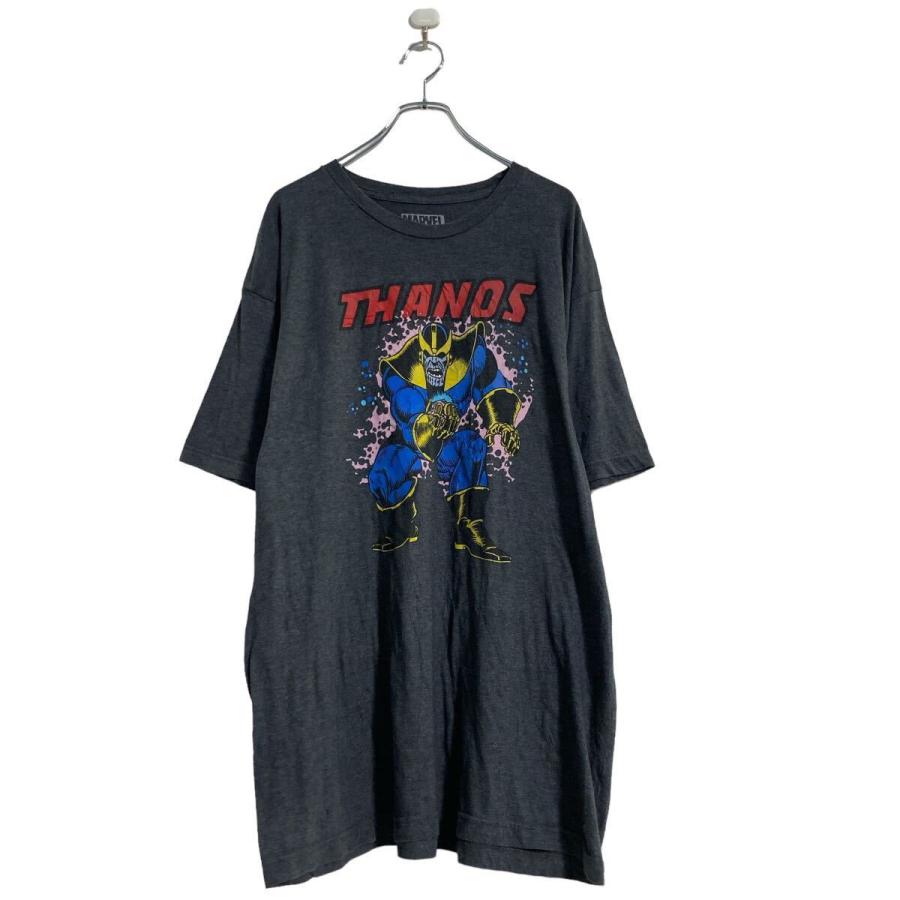 MARVEL 半袖 キャラクター Tシャツ 2XL ダークグレー マーベル サノス 