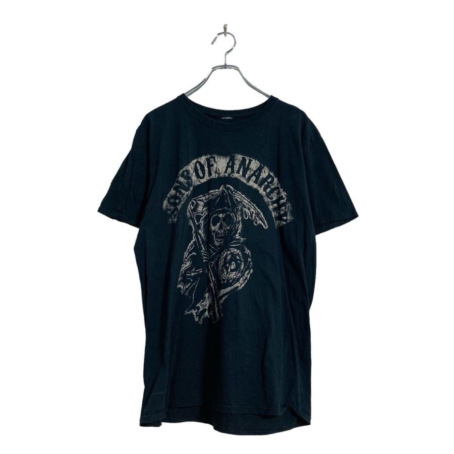 SONS OF ANARCHY 半袖 プリント Tシャツ L ブラック サンズオブ 
