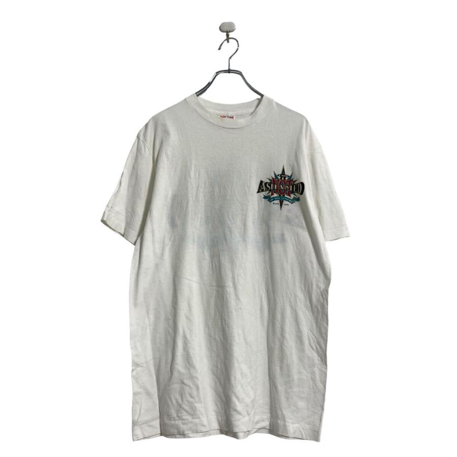 SOF Tee 半袖 プリント Tシャツ L ホワイト バックプリント アメリカ製 