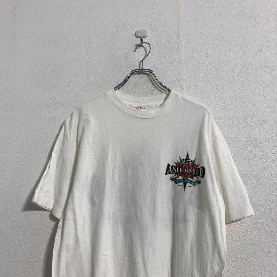 SOF Tee 半袖 プリント Tシャツ L ホワイト バックプリント アメリカ製 