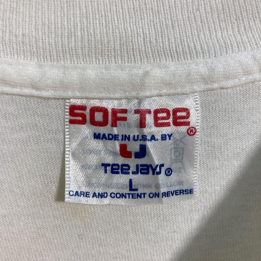 SOF Tee 半袖 プリント Tシャツ L ホワイト バックプリント アメリカ製 