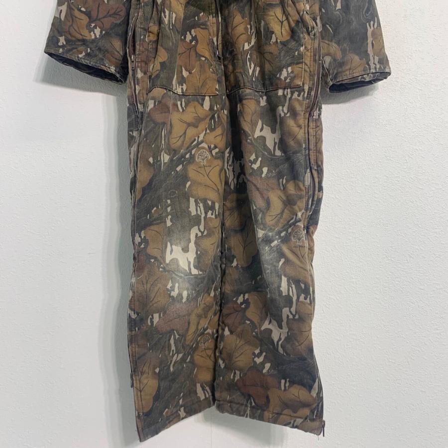 アメリカ古着 つなぎ オールインワン 中綿 PROTEXALL USA製古着中綿ツナギ Mブルー オールインワン IDEAL USA製