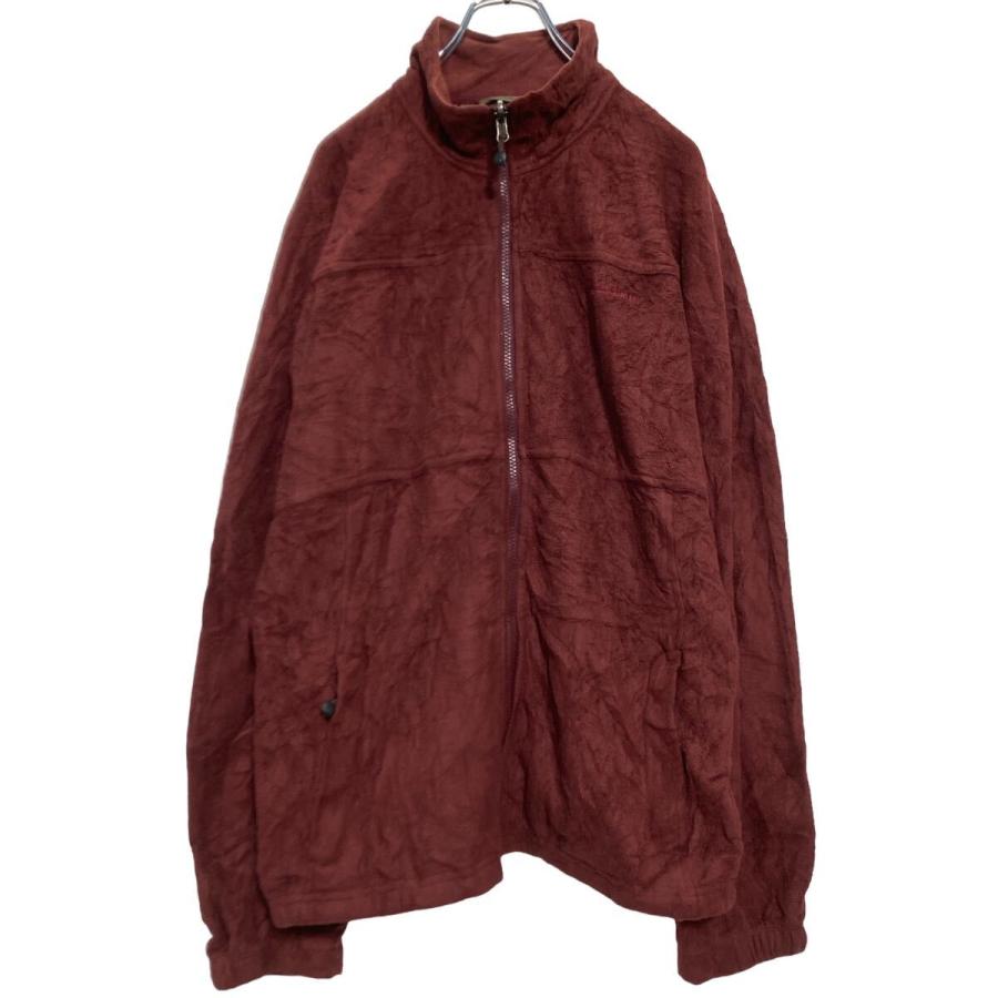 L.L.Bean ジップアップ フリースジャケット L バーガンディ エルエル 