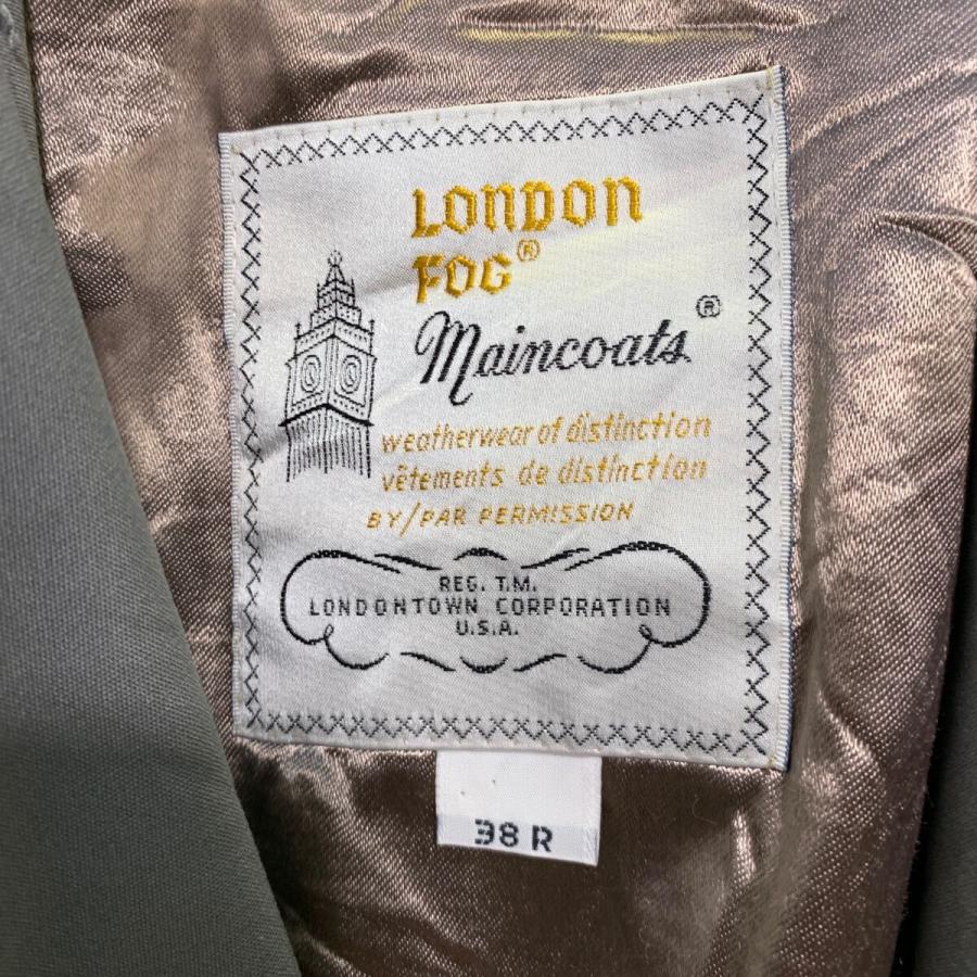LONDON FOG トレンチコート M〜 グレー ロンドンフォグ ロングコート