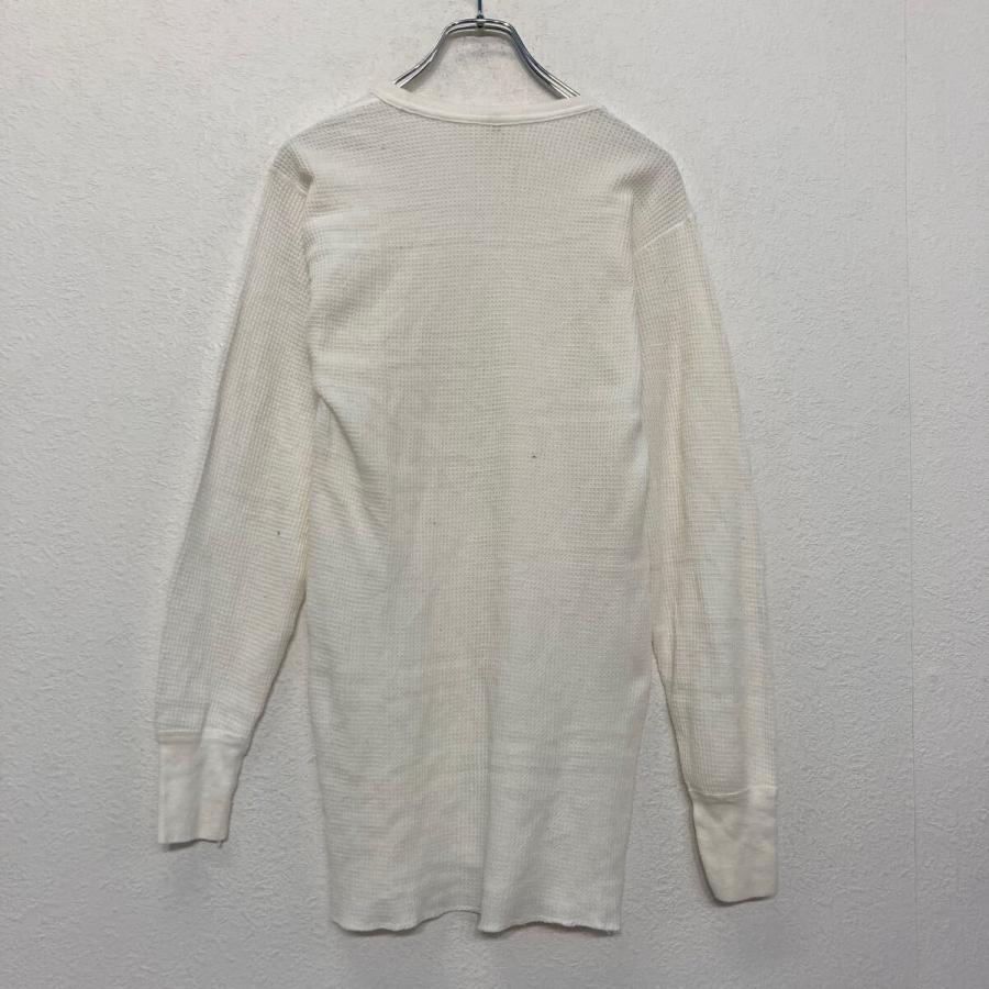 Hanes 長袖 ロンT ロングTシャツ サーマル ヘインズ L ホワイト