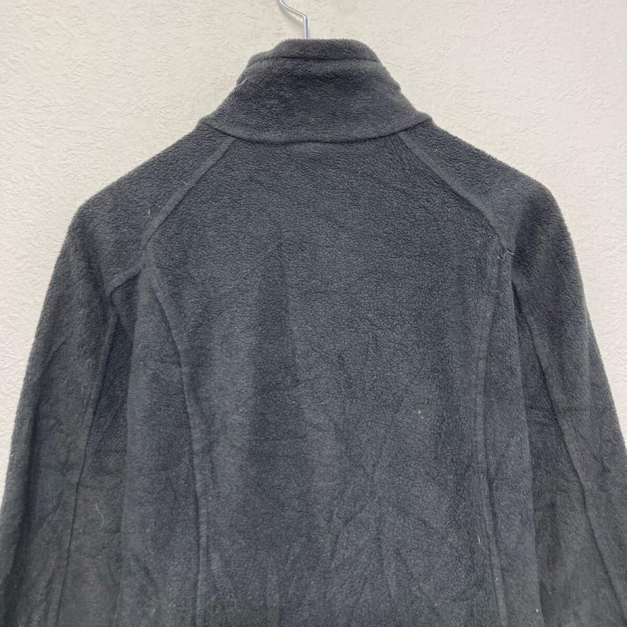 レアUS古着◆コロンビア スナップ フリース ブラック メンズ2XL Columbia フリース ジャケット コロンビア S ブラック ラグラン