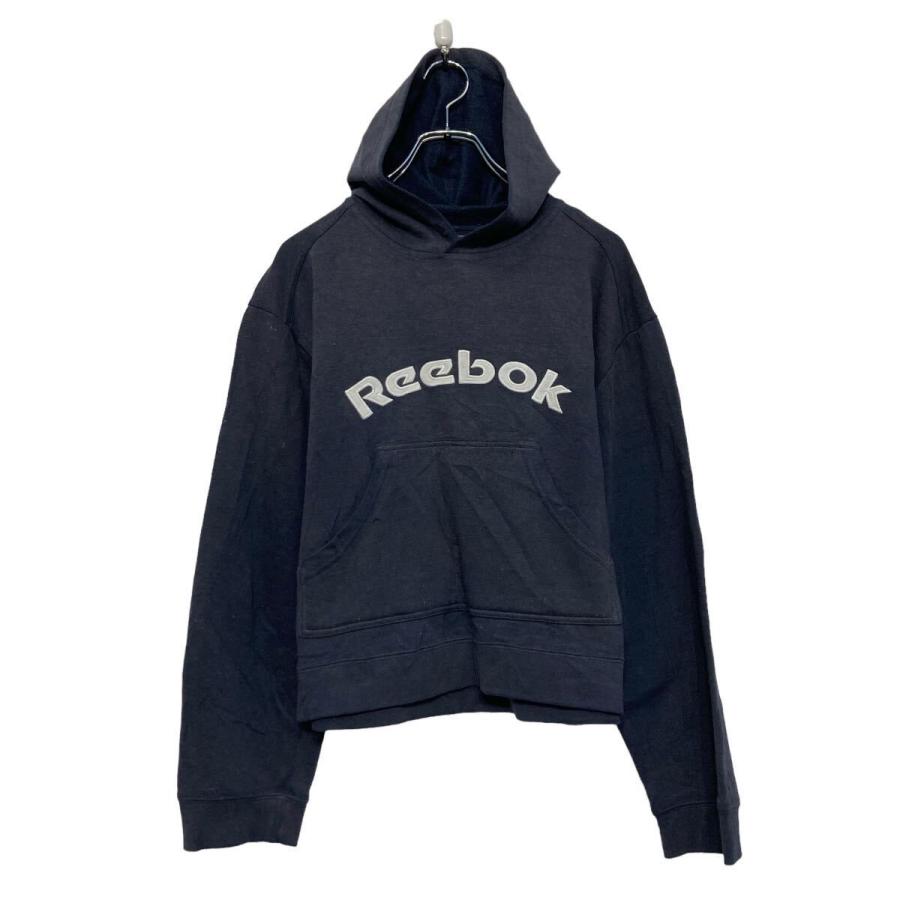 【新品】限定販売　韓国0i0i×Reebok　コラボパーカー　ネイビー×白 新品】限定販売 韓国0i0i×Reebok コラボパーカー ネイビー×白 Reebok
