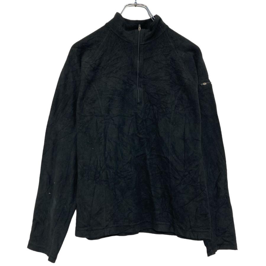 L.L.Bean フリース ジャケット エルエルビーン M ブラック ハーフ 