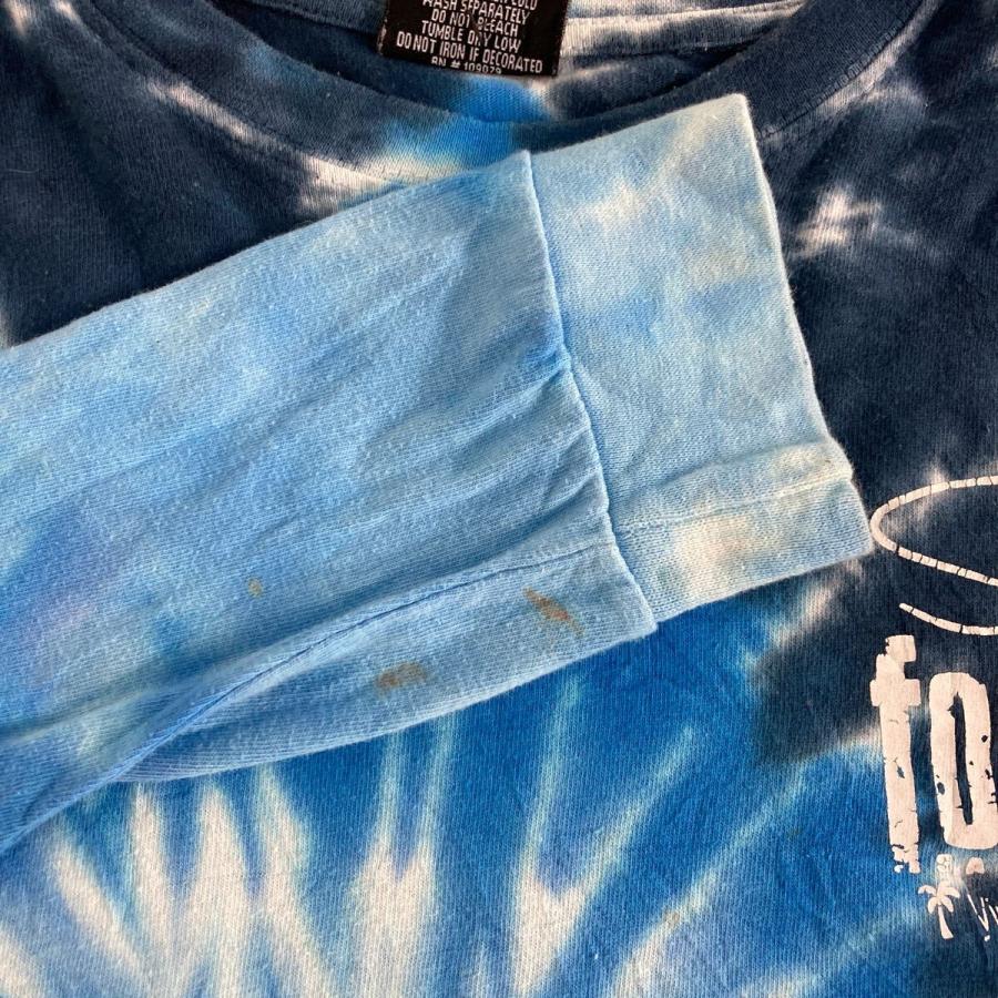 Sunsations タイダイ ロンT ロングTシャツ XL ブルー ビッグサイズ