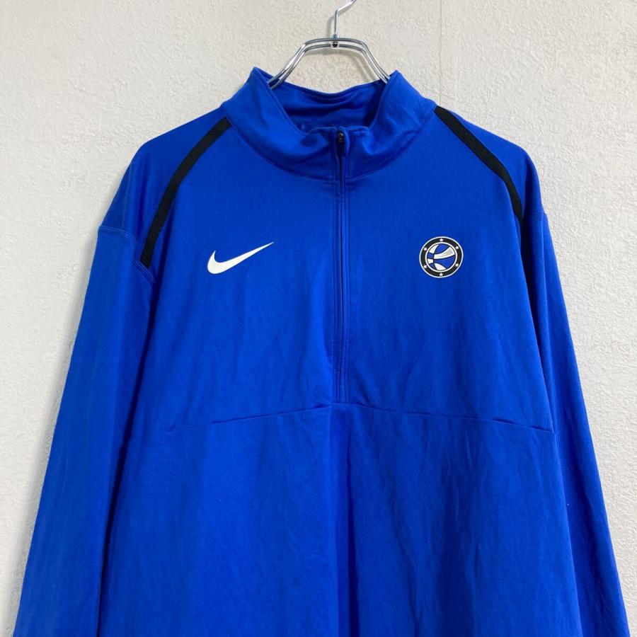 NIKE ジャージ XL ブルー ナイキ ハーフジップ ビッグサイズ ドライ 
