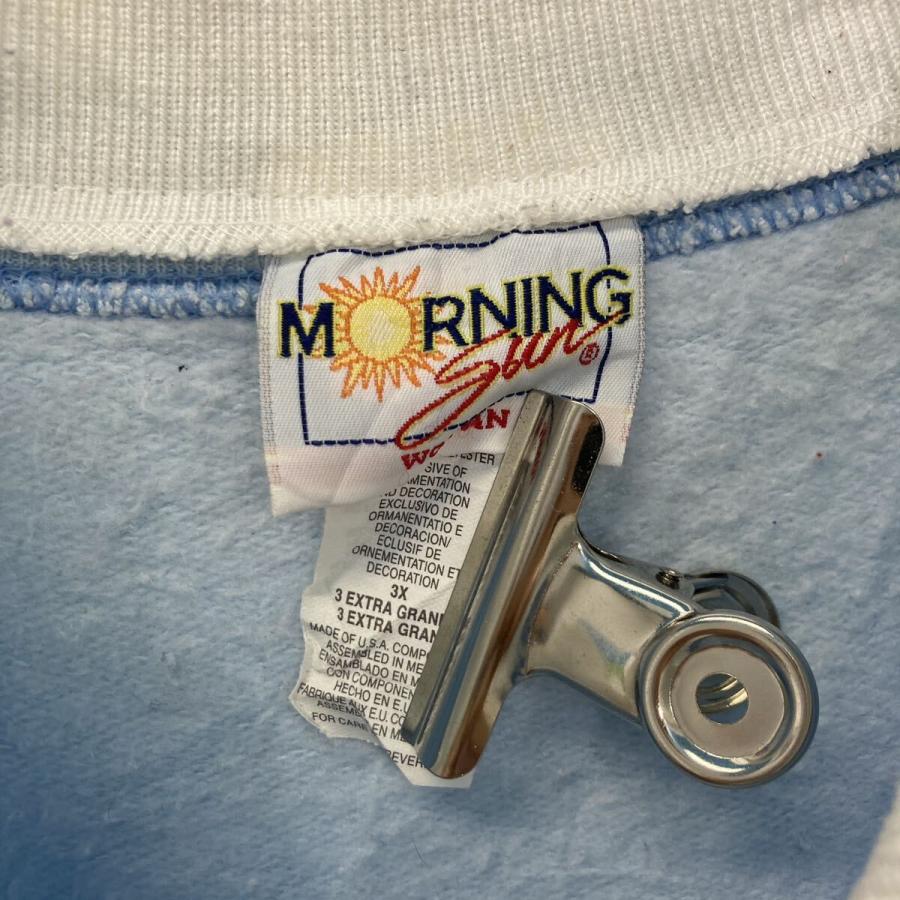 サイズ3 マーティーアンドサンズ プリントスウェット ブルー サイズ3 マーティーアンドサンズ プリントスウェット ブルー