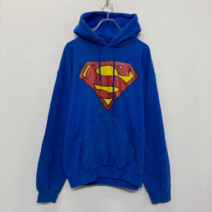 GILDAN プリント スウェット トレーナー M ブルー プルオーバー