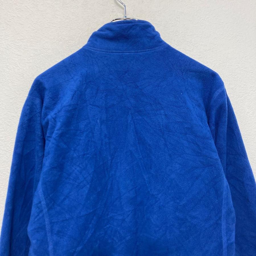 LANDS'END フリース ジャケット フルジップ M ブルー アウトドア古着卸