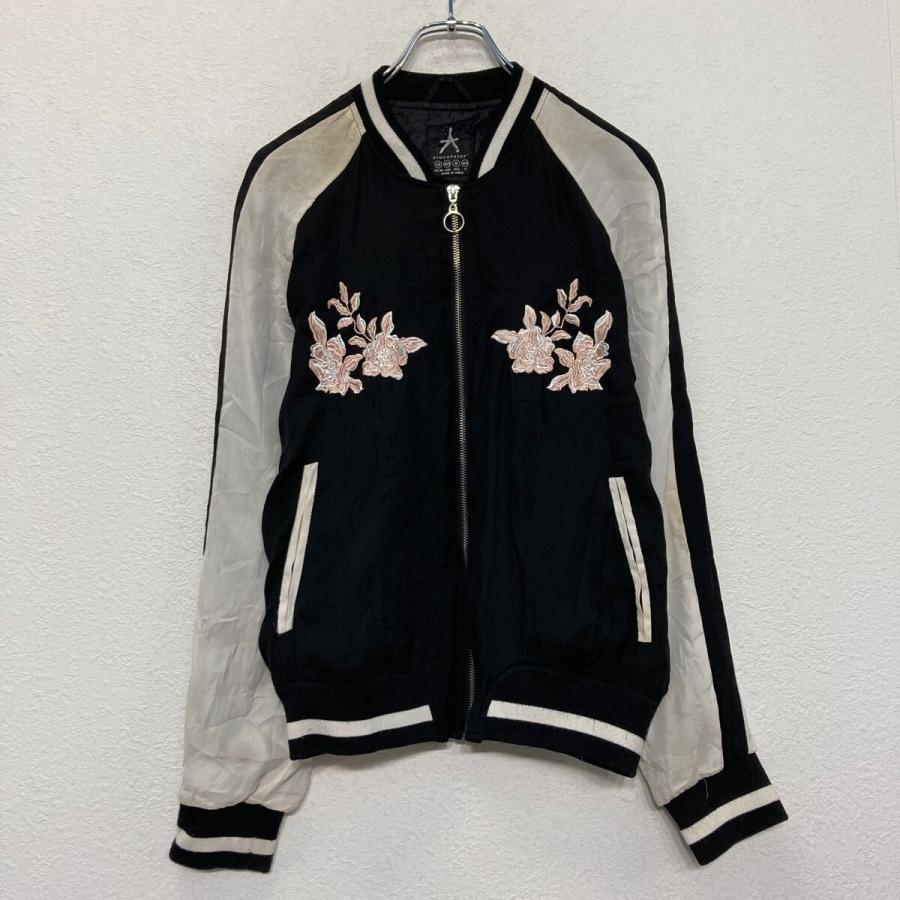 ATMOSPHERE ナイロン スーベニア ジャケット L~ ブラック ラグラン