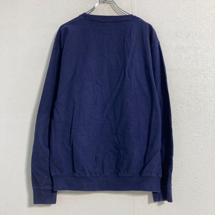 中古】【古着】 スウェット トレーナー XL〜 グレー イルカ 魚 サン  