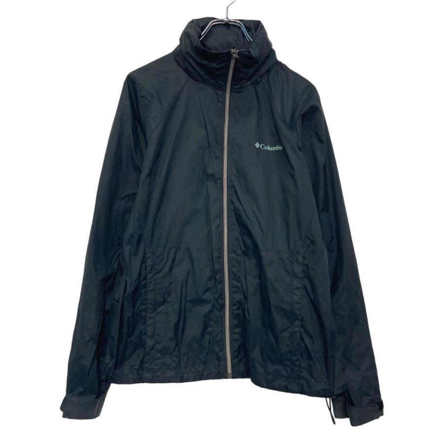 Columbia ジップアップ ナイロン ジャケット コロンビア M フード付き