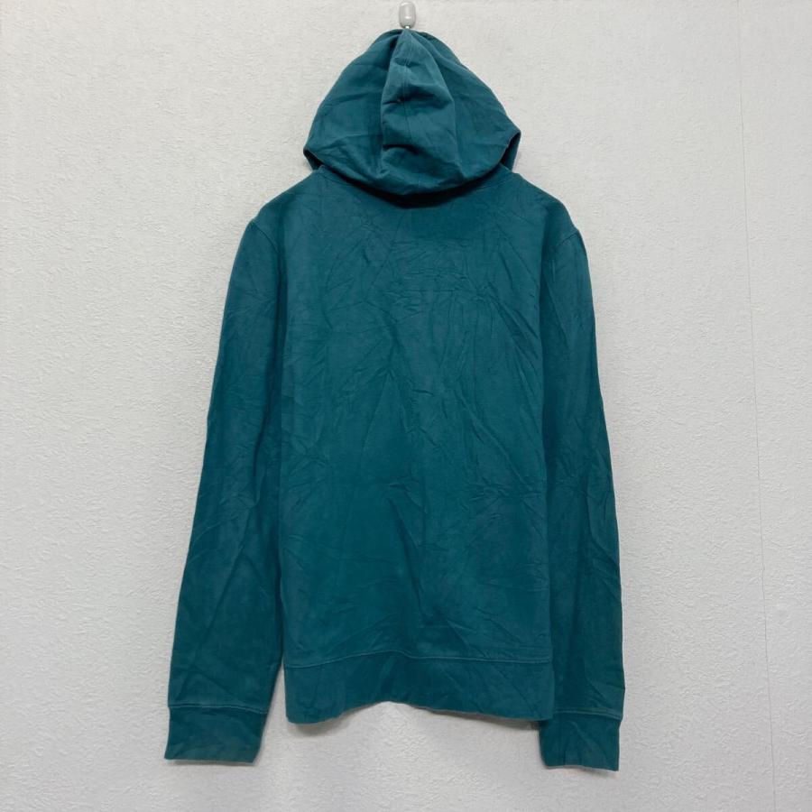 GAP プリント スウェット パーカー ギャップ M グリーン プルオーバー
