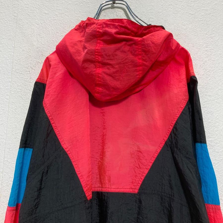 WINDBREAKER ジップアップ ナイロンジャケット XL ピンク ブラック