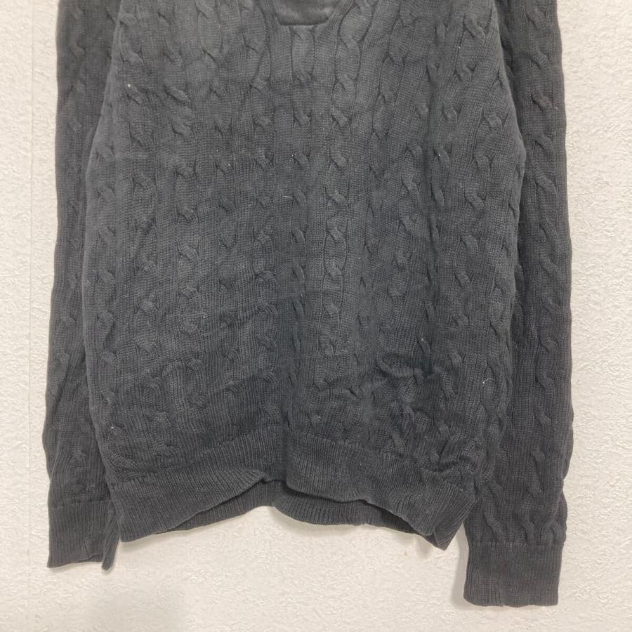 LAUREN RALPH LAREN ケーブルニット セーター XL ブラック ローレン